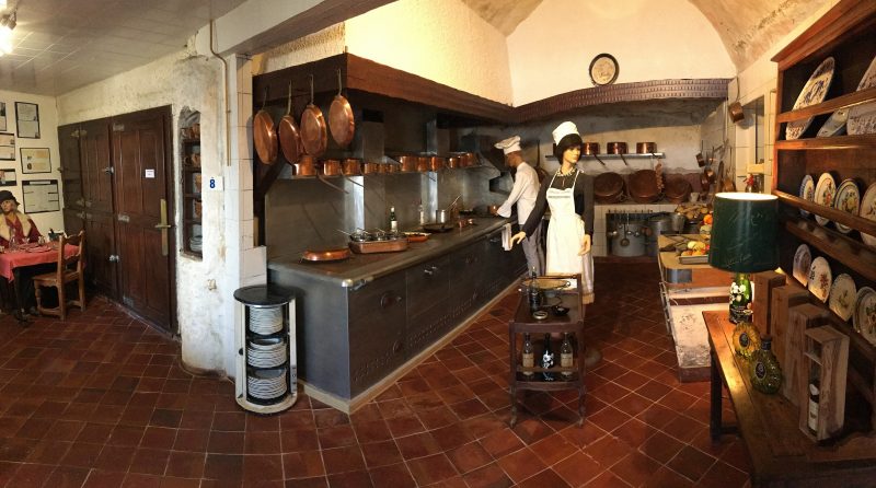 Anciennes cuisines du restaurant gastronomique